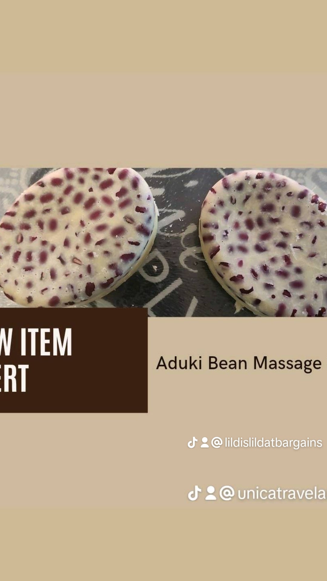 Aduki Bean Massage Bars